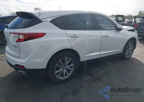 2023 Acura Rdx Technology Package z USA, uszkodzony, nr VIN 5J8TC1H5XPL008384
